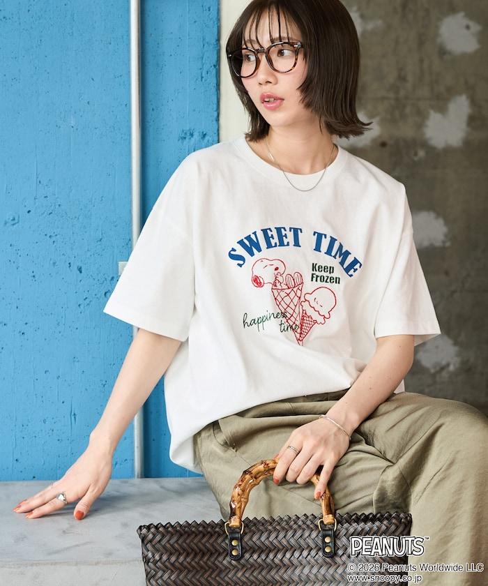 PEANUTS（花生漫畫） SWEET TIME 聯名 短袖T恤