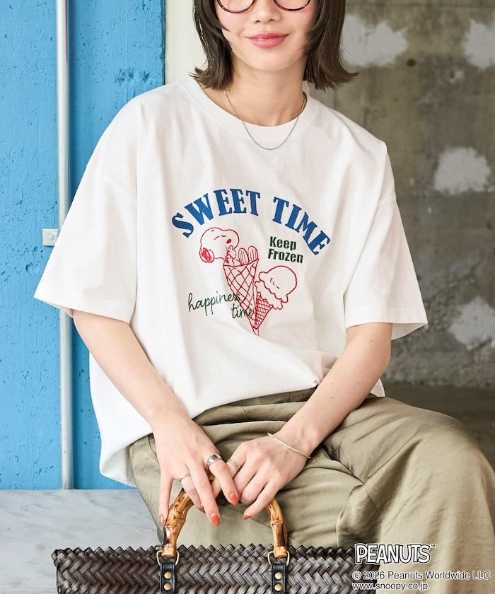 PEANUTS（花生漫畫） SWEET TIME 聯名 短袖T恤