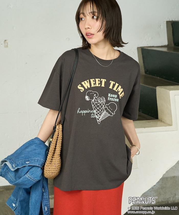 PEANUTS（花生漫畫） SWEET TIME 聯名 短袖T恤
