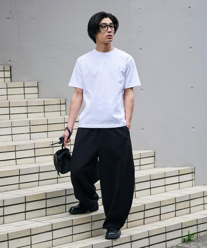 清涼觸感 寬鬆彎刀廓形 衛褲