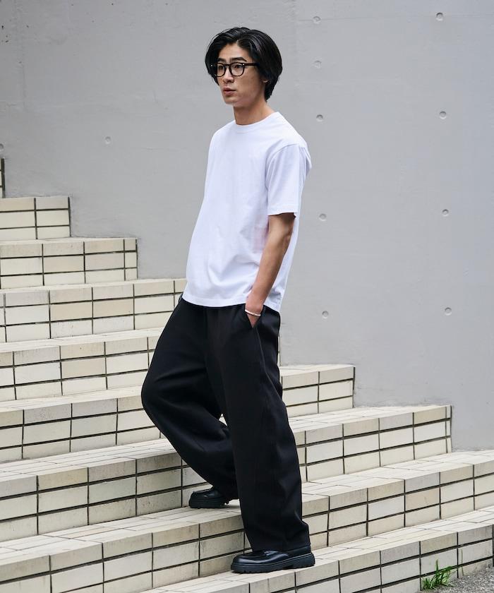 清涼觸感 寬鬆彎刀廓形 衛褲
