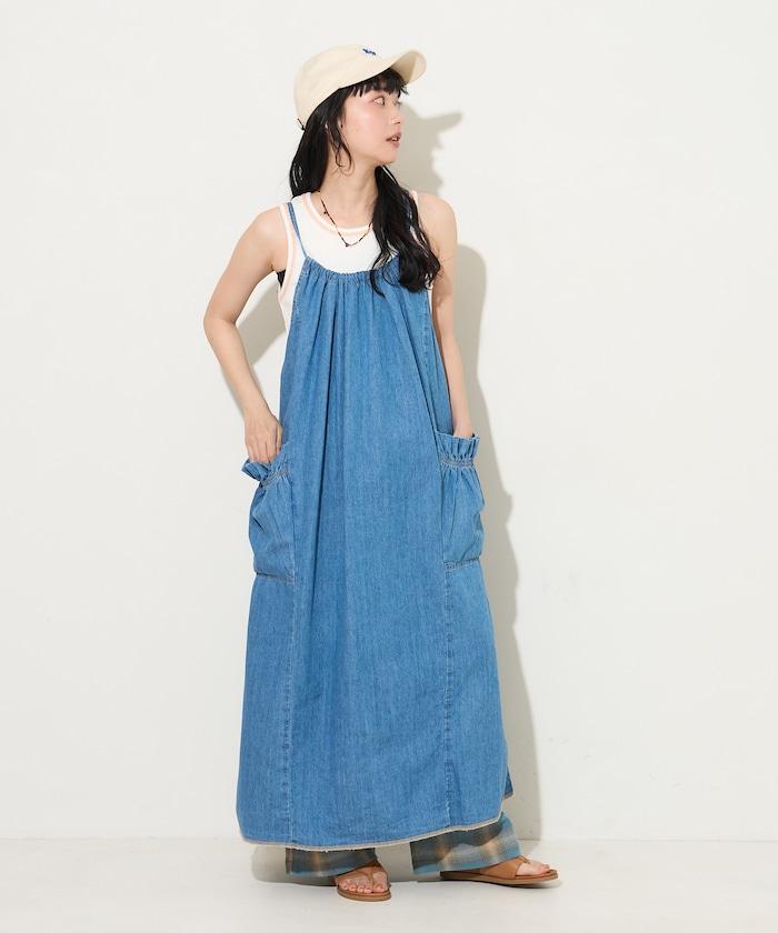 聯名 LOOSE FRILL 連衣裙