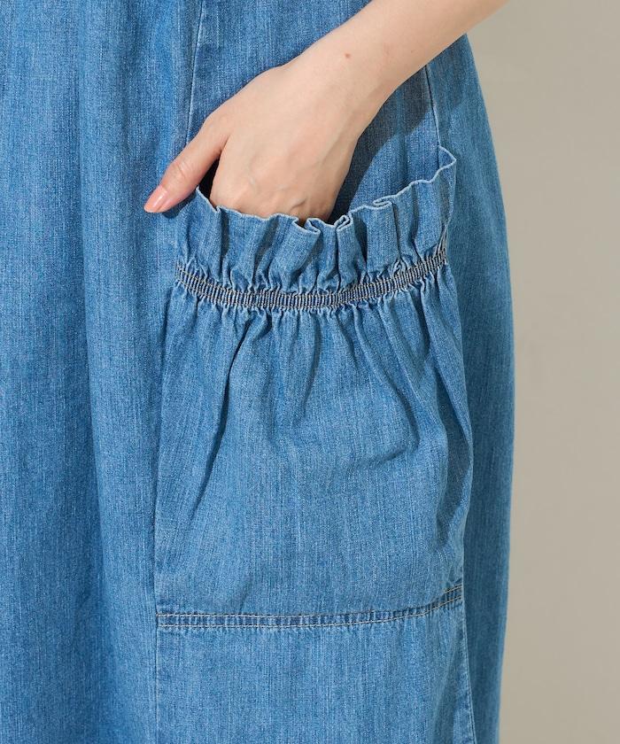 聯名 LOOSE FRILL 連衣裙