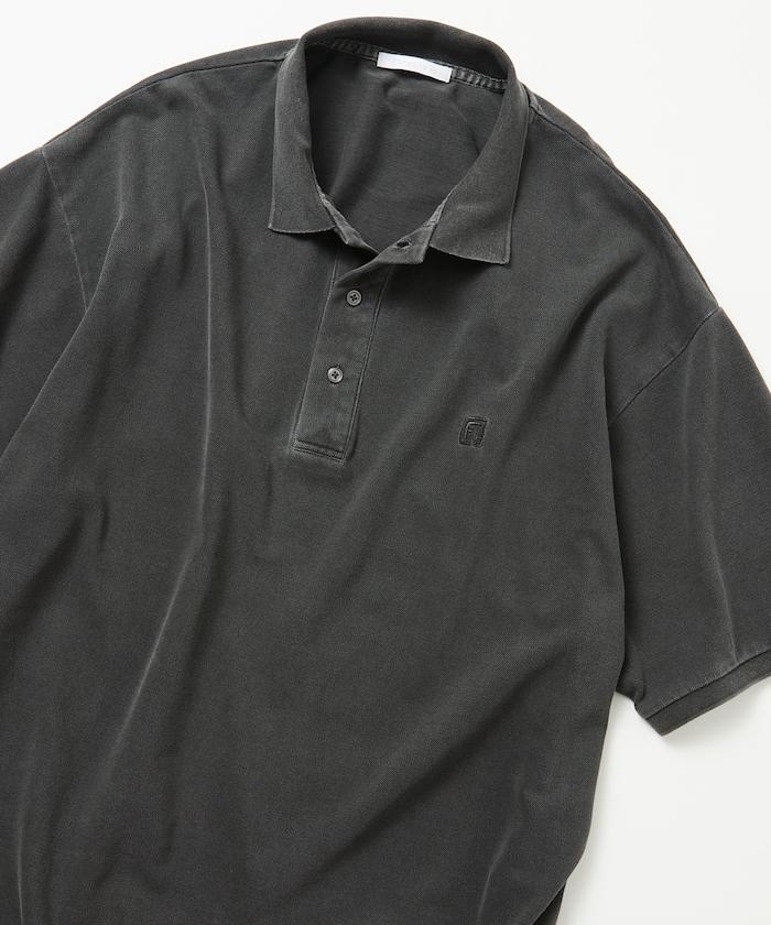 做舊工藝 寬鬆版型 點綴刺繡短袖 POLO衫