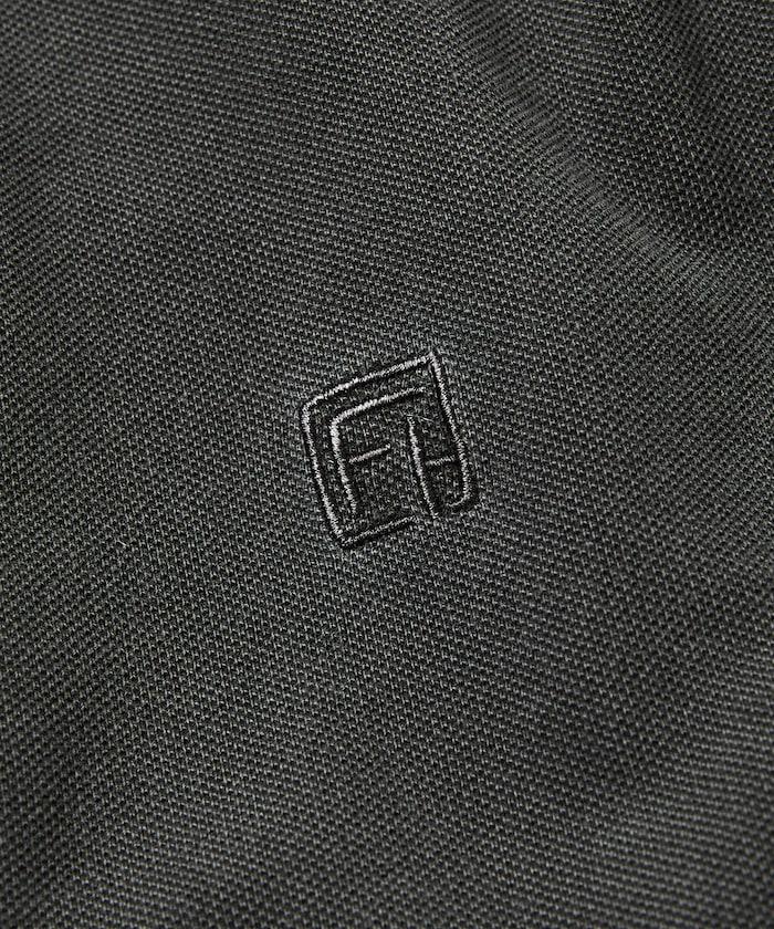 做舊工藝 寬鬆版型 點綴刺繡短袖 POLO衫