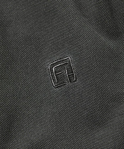 做舊工藝 寬鬆版型 點綴刺繡短袖 POLO衫
