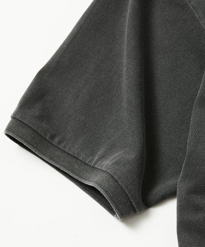 做舊工藝 寬鬆版型 點綴刺繡短袖 POLO衫