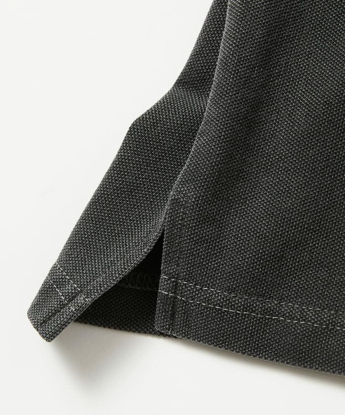 做舊工藝 寬鬆版型 點綴刺繡短袖 POLO衫