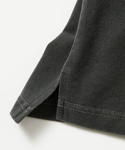 做舊工藝 寬鬆版型 點綴刺繡短袖 POLO衫