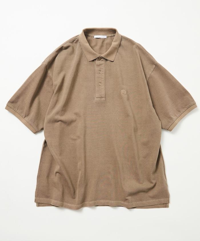 做舊工藝 寬鬆版型 點綴刺繡短袖 POLO衫