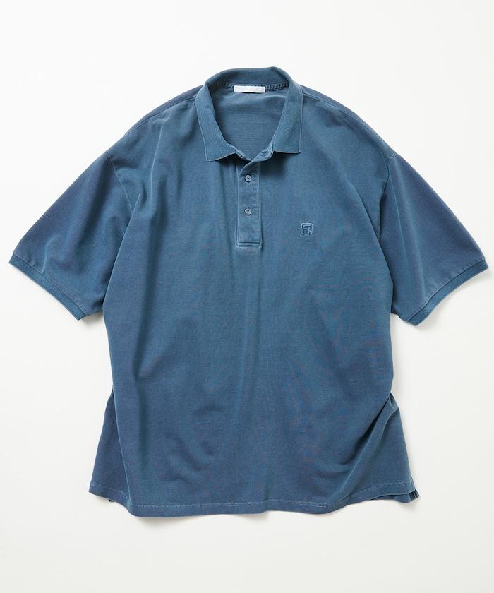 做舊工藝 寬鬆版型 點綴刺繡短袖 POLO衫