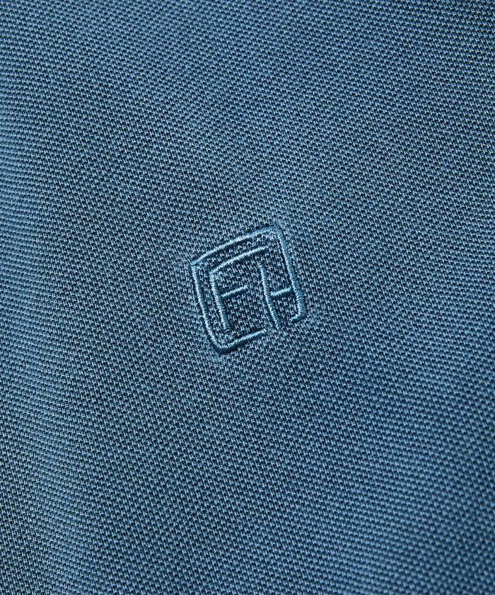 做舊工藝 寬鬆版型 點綴刺繡短袖 POLO衫