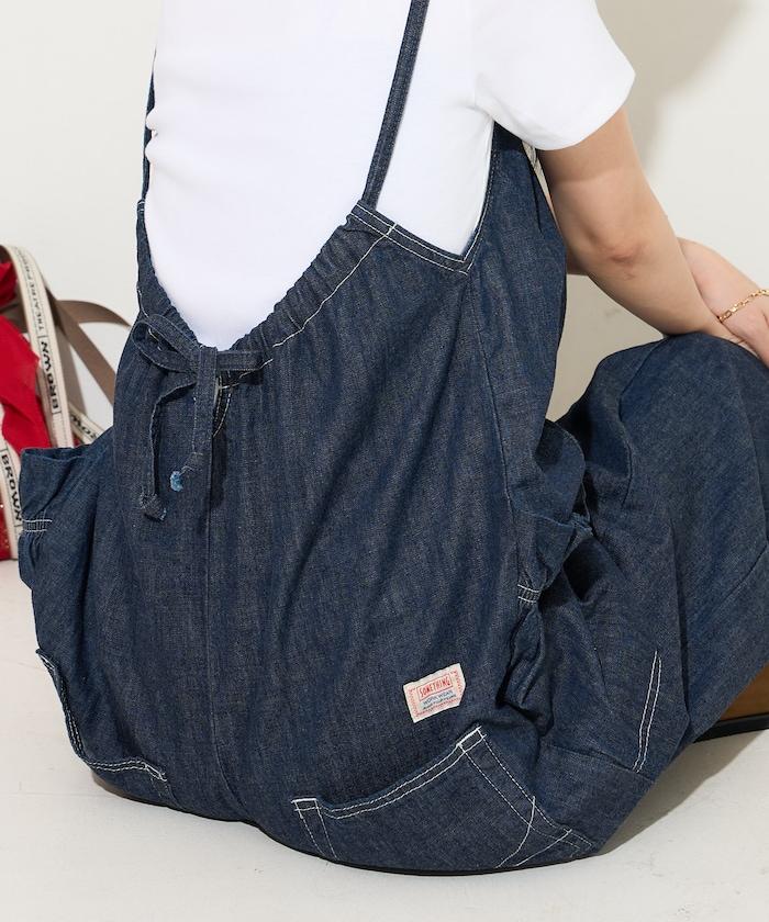 特別款 寬鬆版型 FRILL 裝飾 LOOSE FRILL OVERALL 揹帶褲