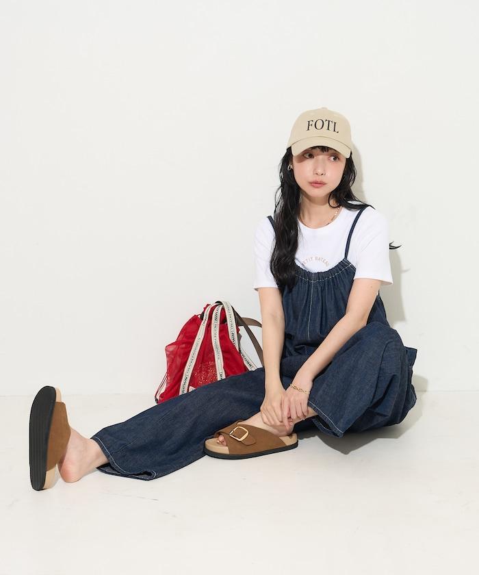 特別款 寬鬆版型 FRILL 裝飾 LOOSE FRILL OVERALL 揹帶褲