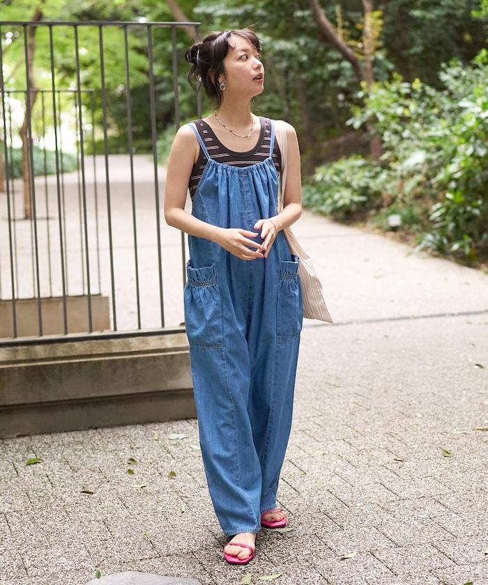 特別款 寬鬆版型 FRILL 裝飾 LOOSE FRILL OVERALL 揹帶褲