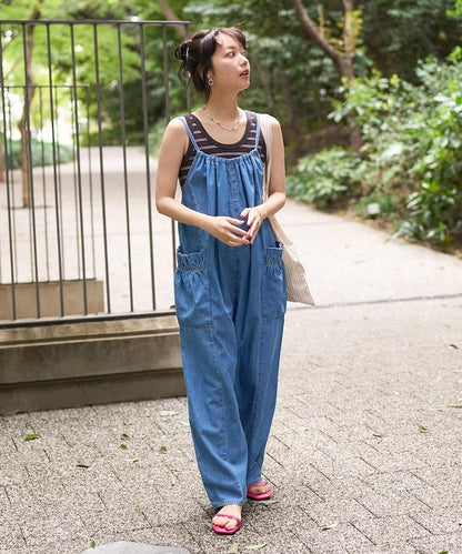 特別款 寬鬆版型 FRILL 裝飾 LOOSE FRILL OVERALL 揹帶褲