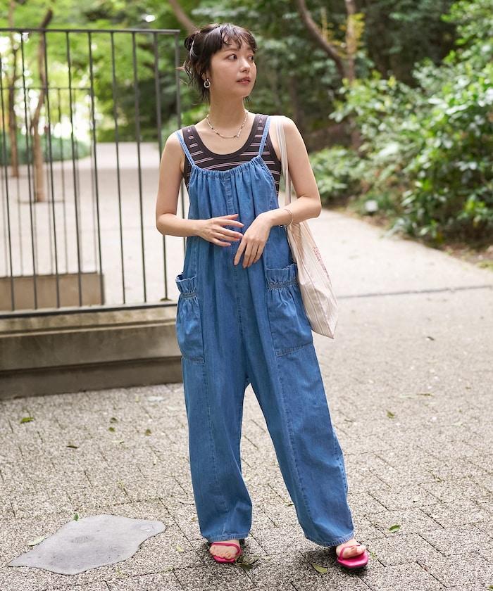 特別款 寬鬆版型 FRILL 裝飾 LOOSE FRILL OVERALL 揹帶褲