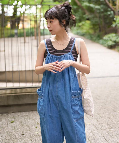 特別款 寬鬆版型 FRILL 裝飾 LOOSE FRILL OVERALL 揹帶褲