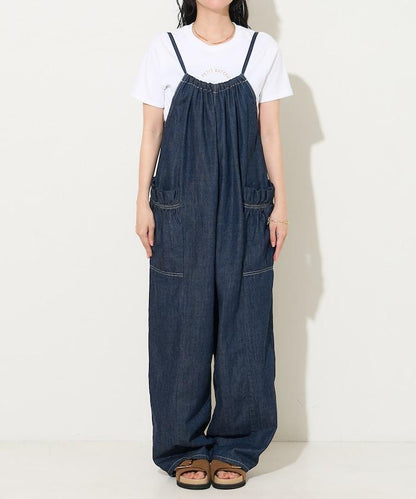 特別款 寬鬆版型 FRILL 裝飾 LOOSE FRILL OVERALL 揹帶褲