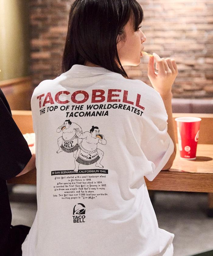 TACOBELL×FREAK'S STORE 聯名寬鬆版型後背印花圓領T恤