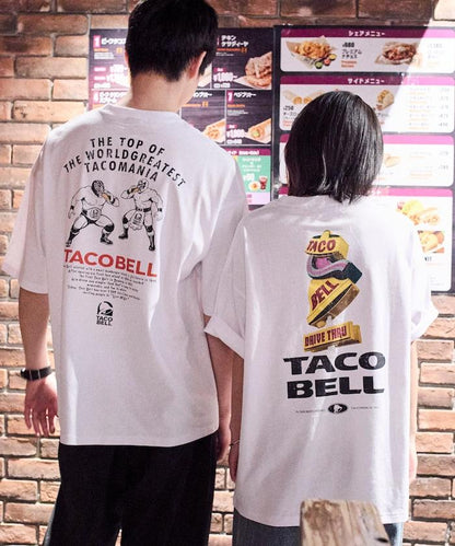 TACOBELL×FREAK'S STORE 聯名 寬鬆廓形 背部印花 圓領T恤