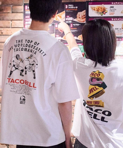 TACOBELL×FREAK'S STORE 聯名寬鬆版型後背印花圓領T恤