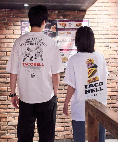 TACOBELL×FREAK'S STORE 聯名 寬鬆廓形 背部印花 圓領T恤