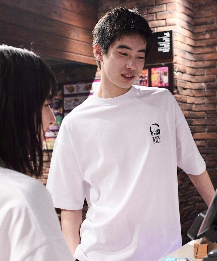 TACOBELL×FREAK'S STORE 聯名寬鬆版型後背印花圓領T恤