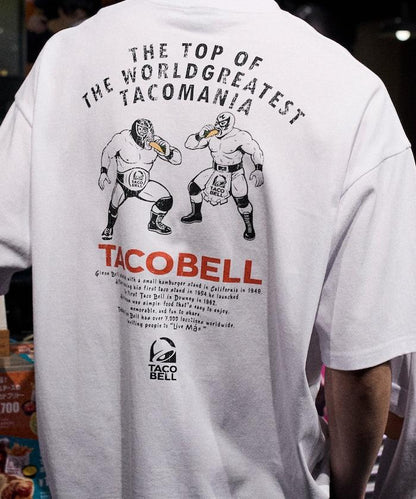 TACOBELL×FREAK'S STORE 聯名寬鬆版型後背印花圓領T恤