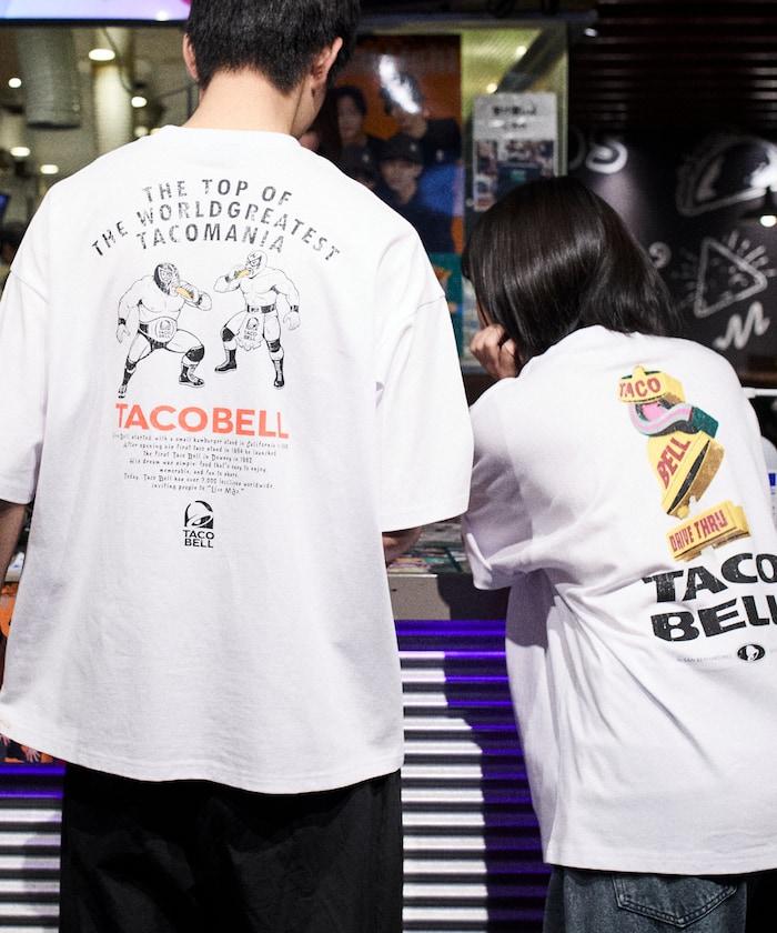 TACOBELL×FREAK'S STORE 聯名 寬鬆廓形 背部印花 圓領T恤