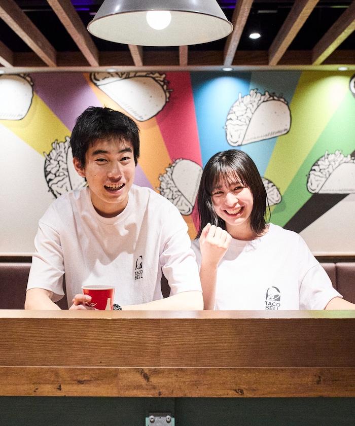 TACOBELL×FREAK'S STORE 聯名寬鬆版型後背印花圓領T恤