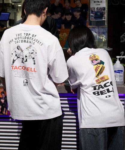 TACOBELL×FREAK'S STORE 聯名寬鬆版型後背印花圓領T恤