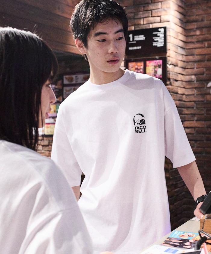 TACOBELL×FREAK'S STORE 聯名寬鬆版型後背印花圓領T恤