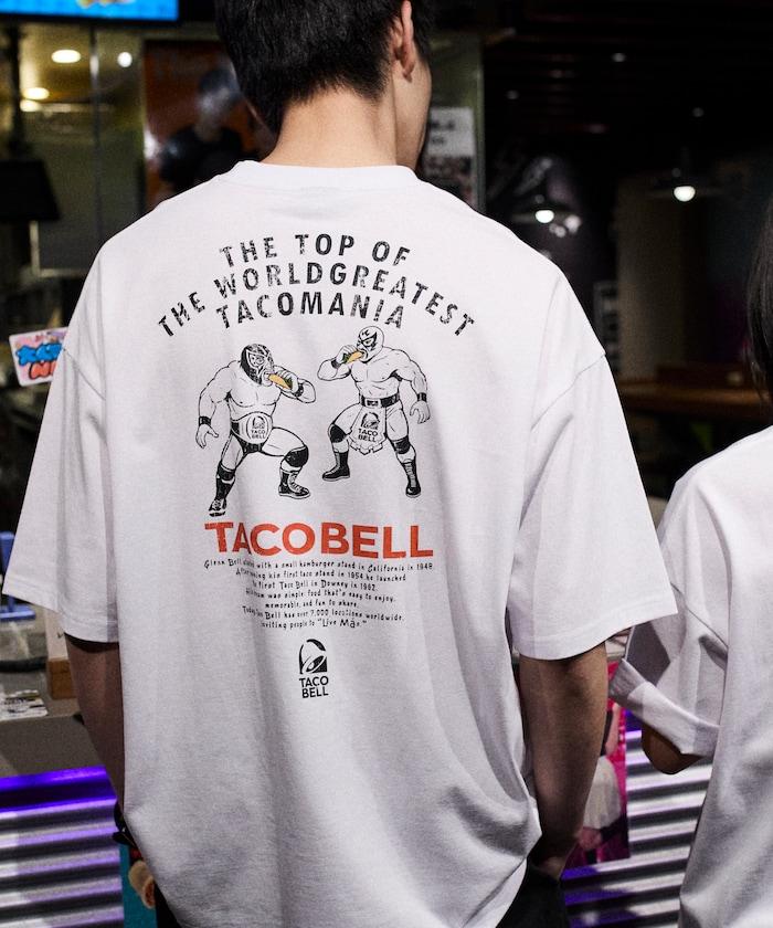TACOBELL×FREAK'S STORE 聯名寬鬆版型後背印花圓領T恤