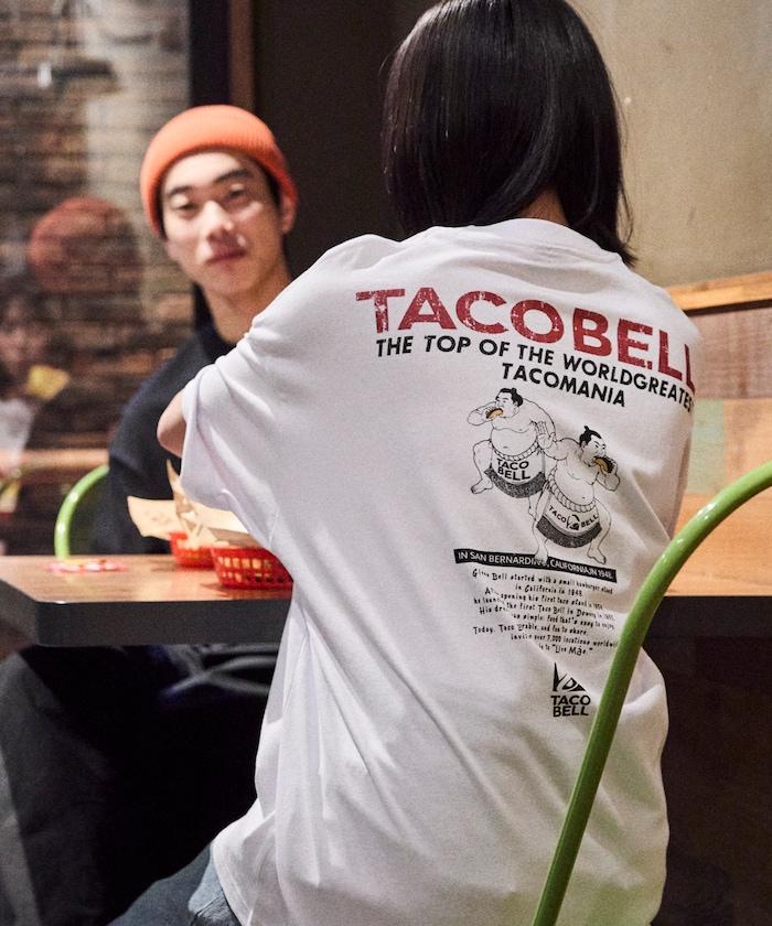 TACOBELL×FREAK'S STORE 聯名寬鬆版型後背印花圓領T恤