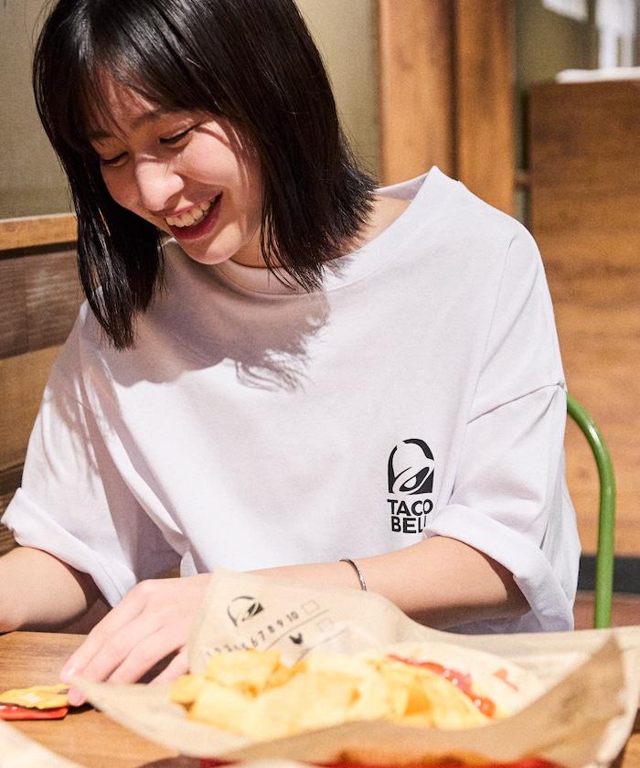 TACOBELL×FREAK'S STORE 聯名寬鬆版型後背印花圓領T恤