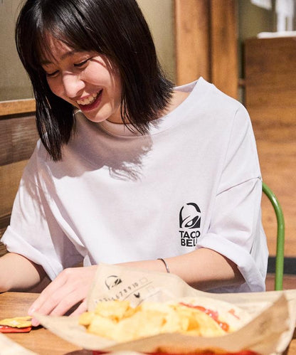 TACOBELL×FREAK'S STORE 聯名寬鬆版型後背印花圓領T恤