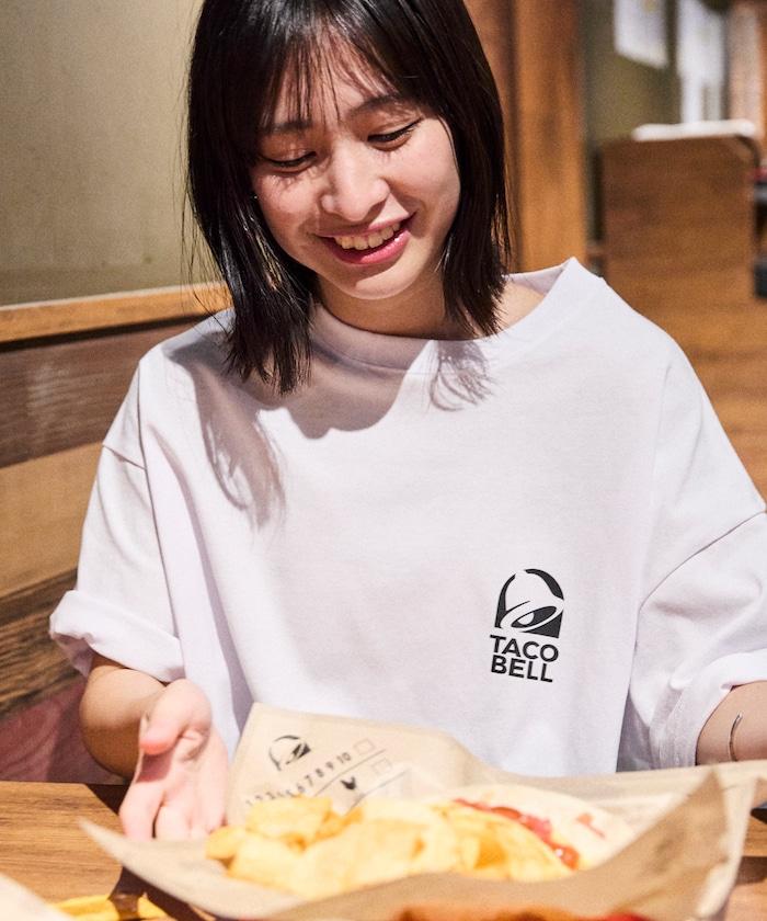 TACOBELL×FREAK'S STORE 聯名寬鬆版型後背印花圓領T恤