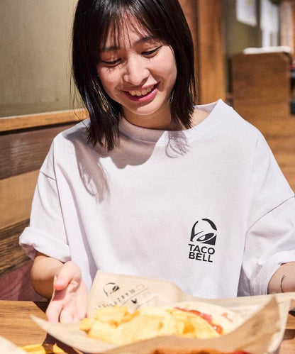 TACOBELL×FREAK'S STORE 聯名寬鬆版型後背印花圓領T恤