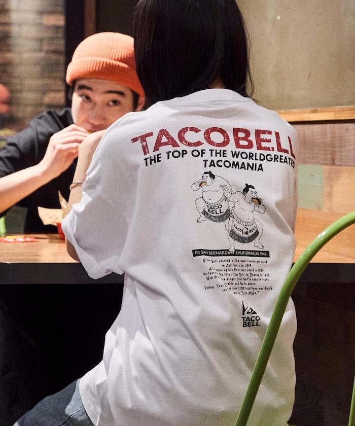 TACOBELL×FREAK'S STORE 聯名寬鬆版型後背印花圓領T恤