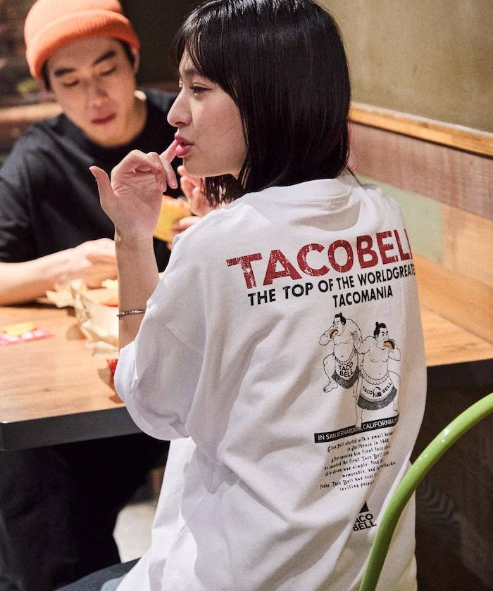 TACOBELL×FREAK'S STORE 聯名寬鬆版型後背印花圓領T恤