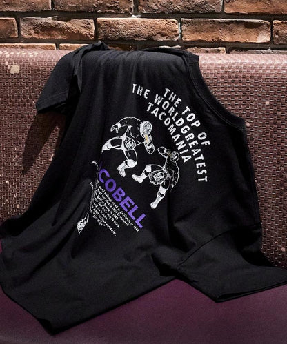 TACOBELL×FREAK'S STORE 聯名寬鬆版型後背印花圓領T恤