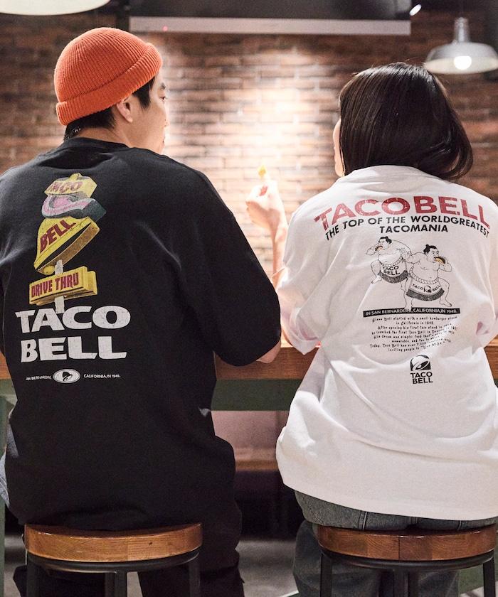 TACOBELL×FREAK'S STORE 聯名 寬鬆廓形 背部印花 圓領T恤