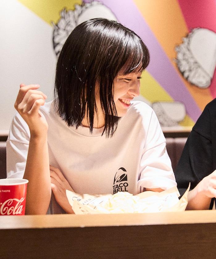 TACOBELL×FREAK'S STORE 聯名寬鬆版型後背印花圓領T恤