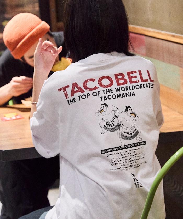 TACOBELL×FREAK'S STORE 聯名寬鬆版型後背印花圓領T恤