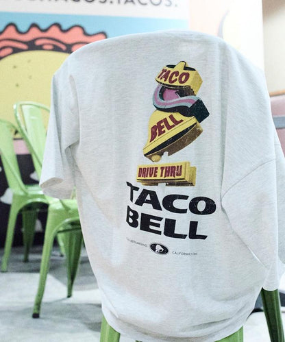 TACOBELL×FREAK'S STORE 聯名 寬鬆廓形 背部印花 圓領T恤