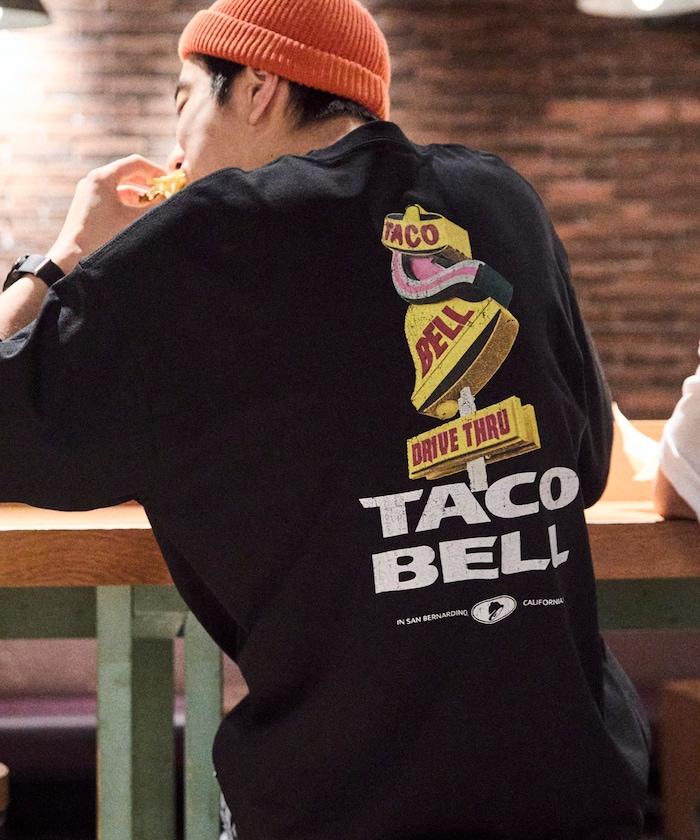 TACOBELL×FREAK'S STORE 聯名 寬鬆廓形 背部印花 圓領T恤