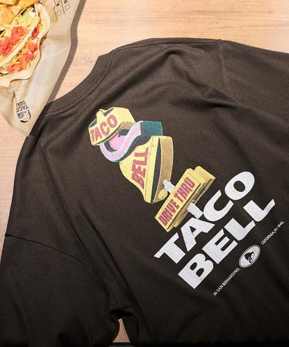 TACOBELL×FREAK'S STORE 聯名 寬鬆廓形 背部印花 圓領T恤