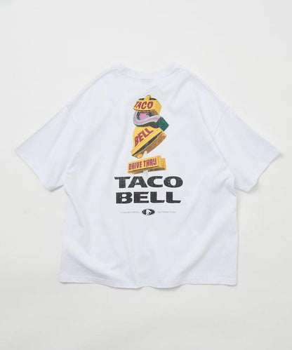 TACOBELL×FREAK'S STORE 聯名 寬鬆廓形 背部印花 圓領T恤