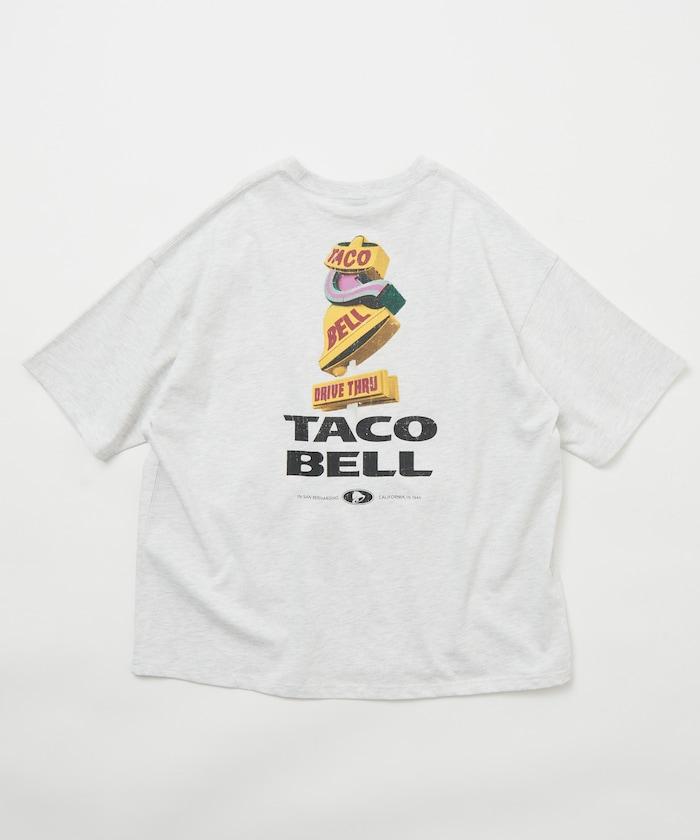 TACOBELL×FREAK'S STORE 聯名 寬鬆廓形 背部印花 圓領T恤